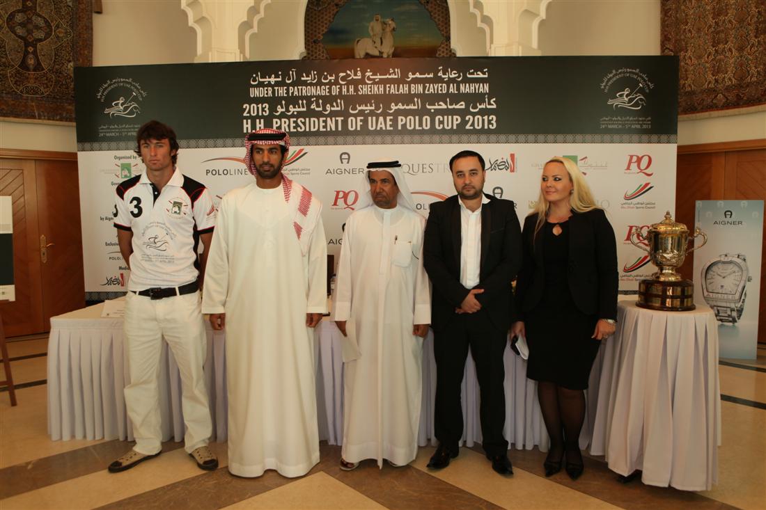 HH President of UAE Polo Cup 2013 - Press Conference - Participating teams and fixtures